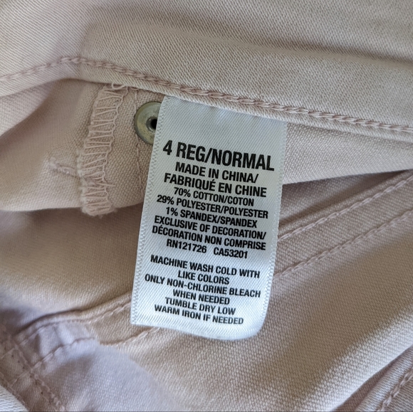 Aeropostale Pale Pink High Waisted Ankle Jeggings - Picture 4 of 8